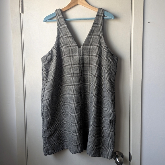 Frank & Oak Dresses & Skirts - Frank And Oak Plaid Pinafore Dress